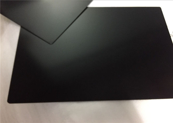 Black Pre Anodized Brushed Mirror Finish Anodized Aluminum Sheet 800 -  2650mm Width